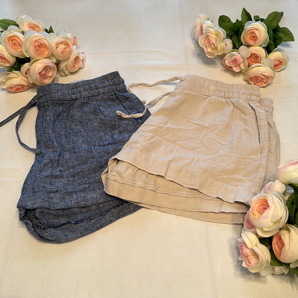 Old Navy Linen Shorts Bundle (2)